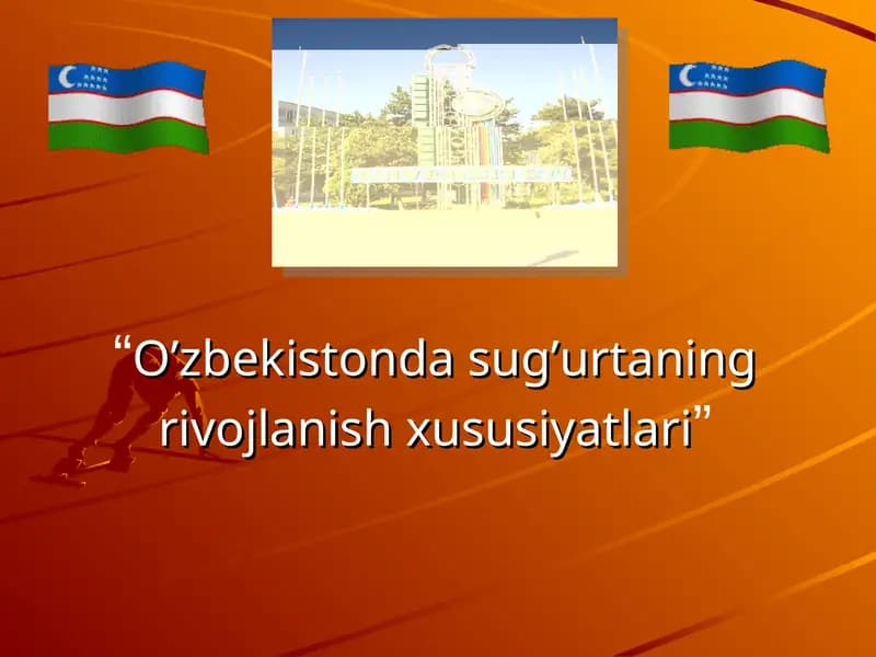 Sug'urta faoliyati to'g'risida