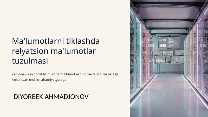 Relyatsion ma'lumotlar bazasi