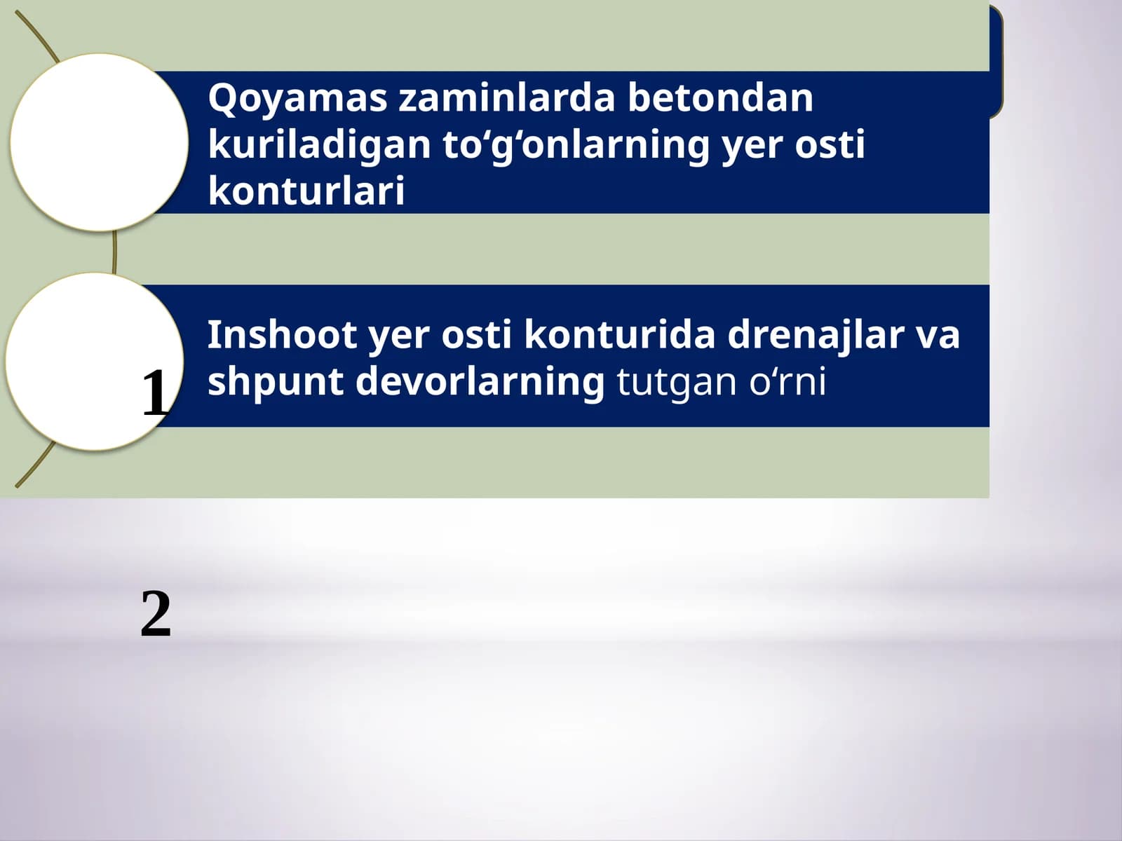 Gidrotexnika inshootlari ostikonturining ratsional konstruksiyasini tanlash