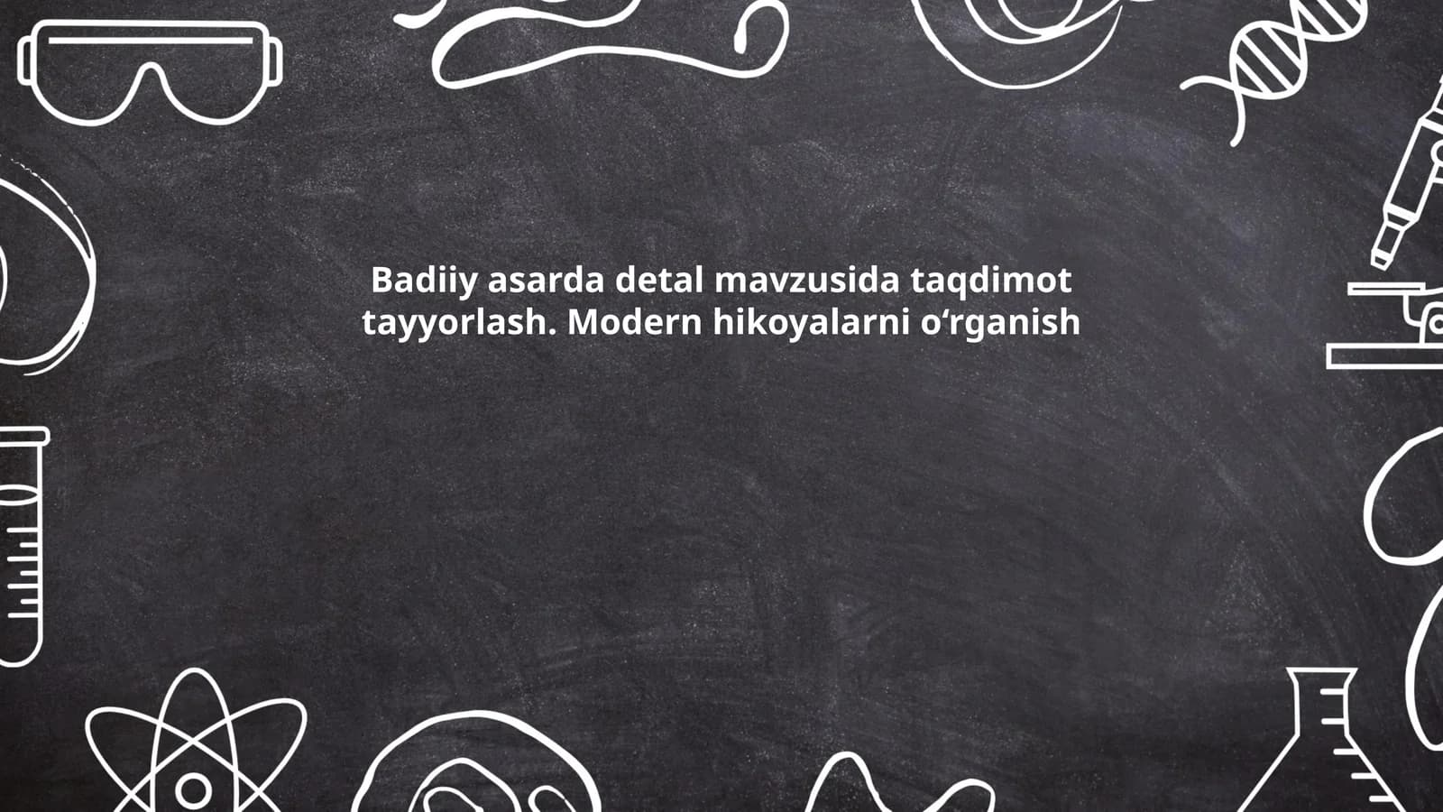Badiiy asarda detal tahlili