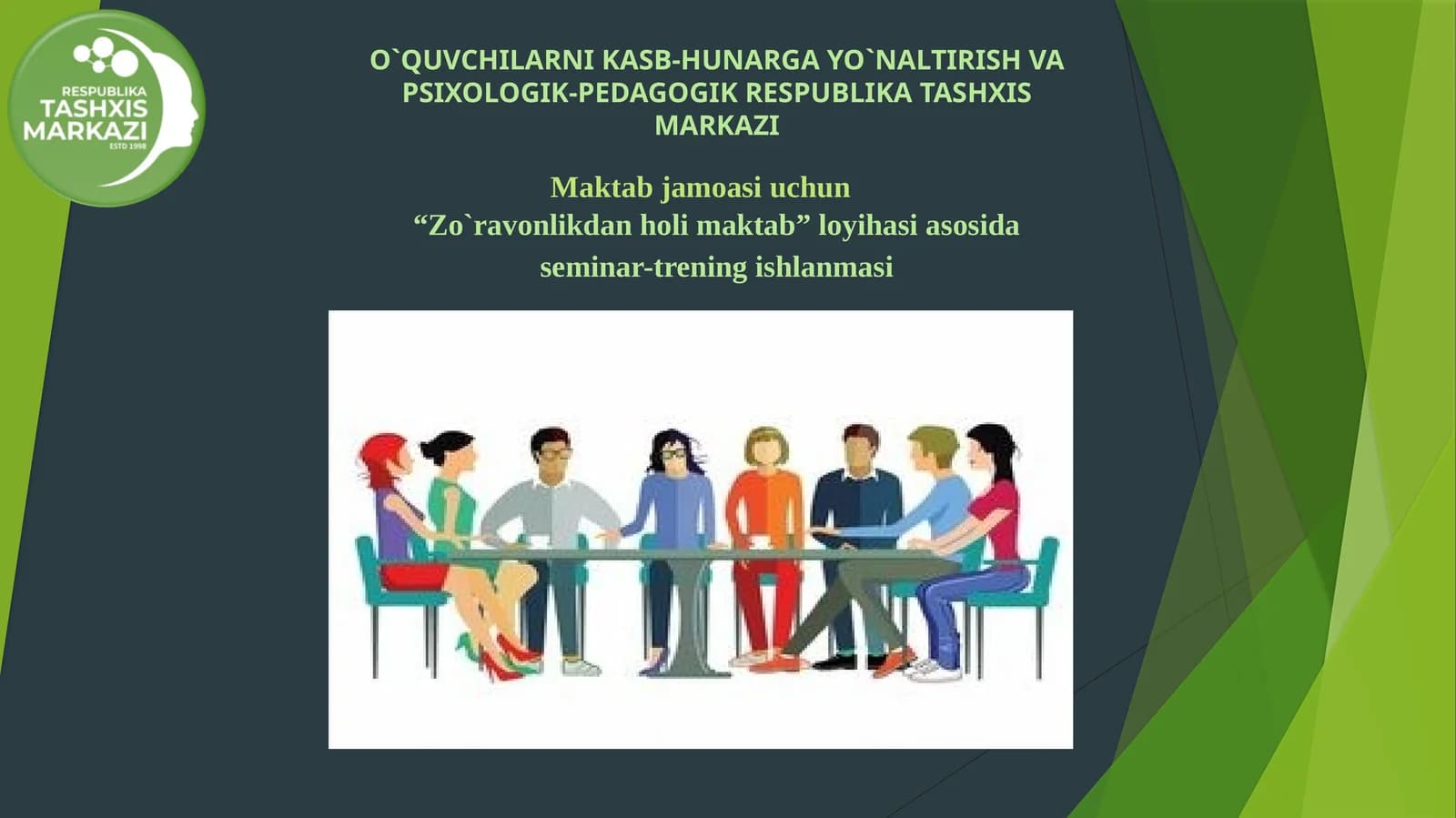 Zo‘ravonlik holatlarini aniqlash vaularga javob berish bo‘yicha harakatlar