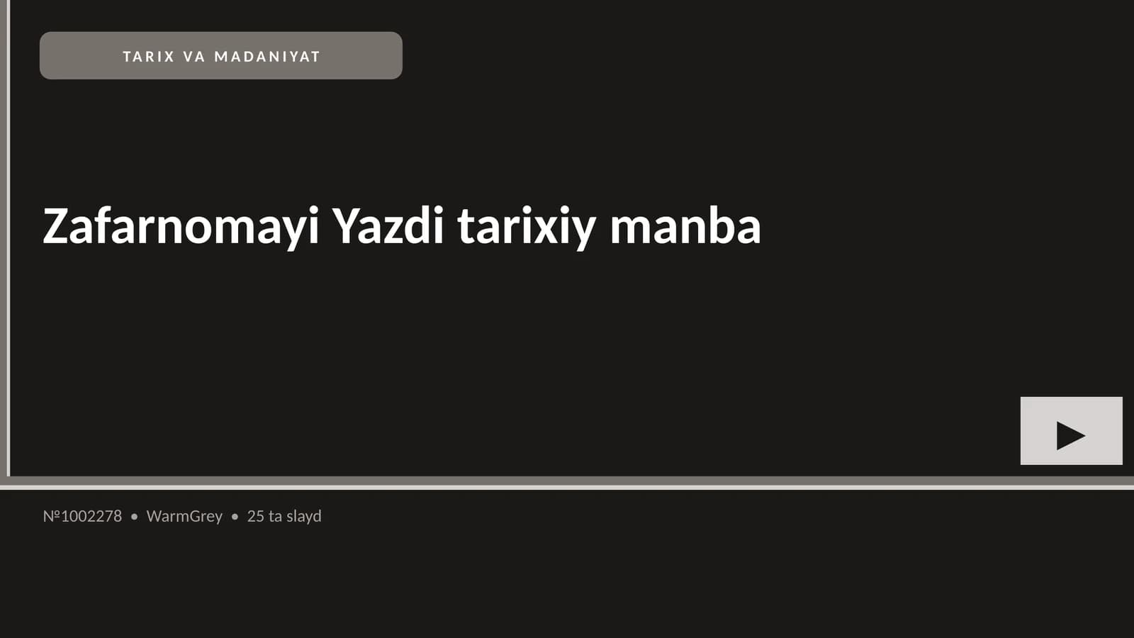 Zafarnomayi Yazdi tarixiy manba