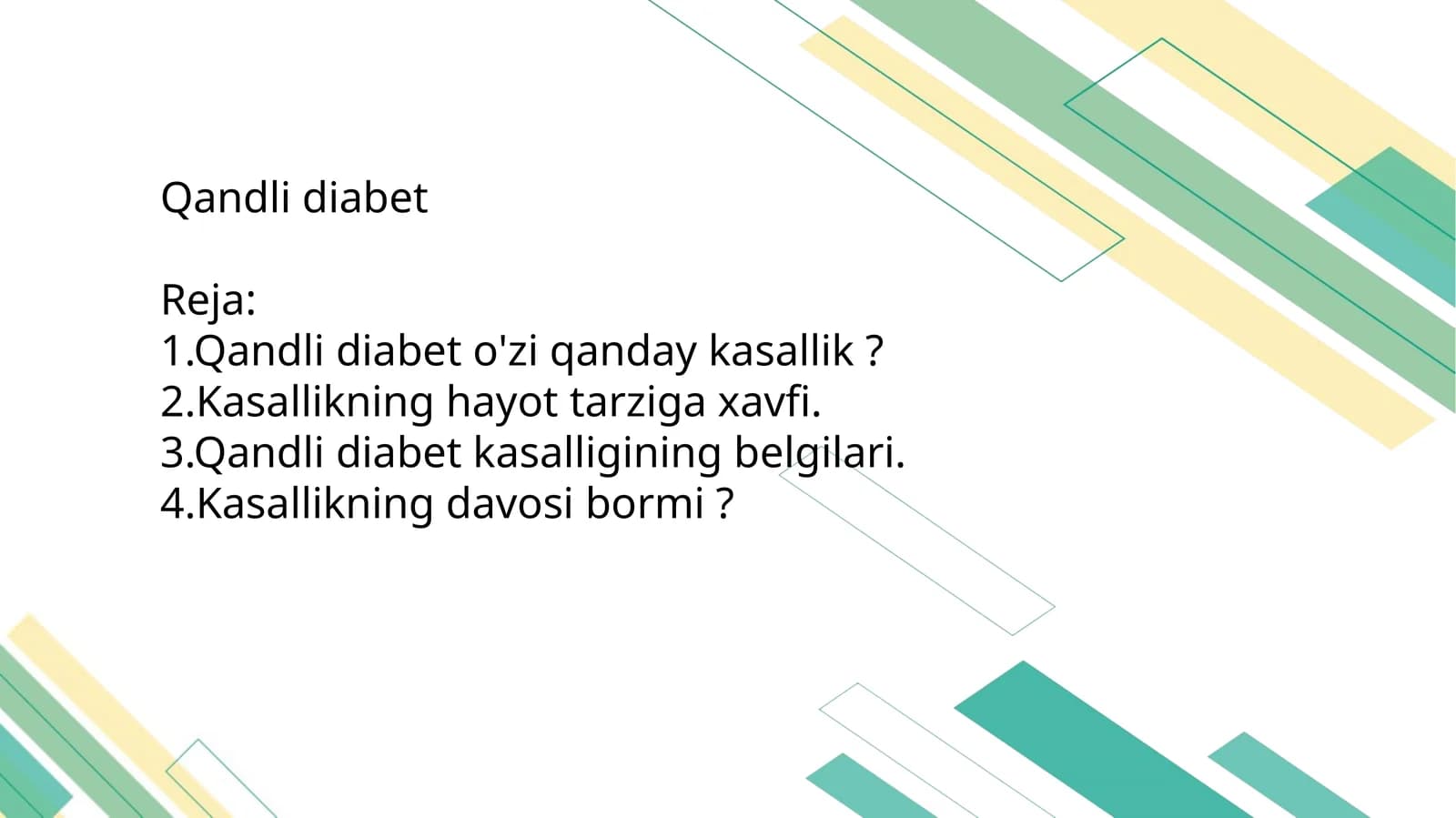 Qandli diabet