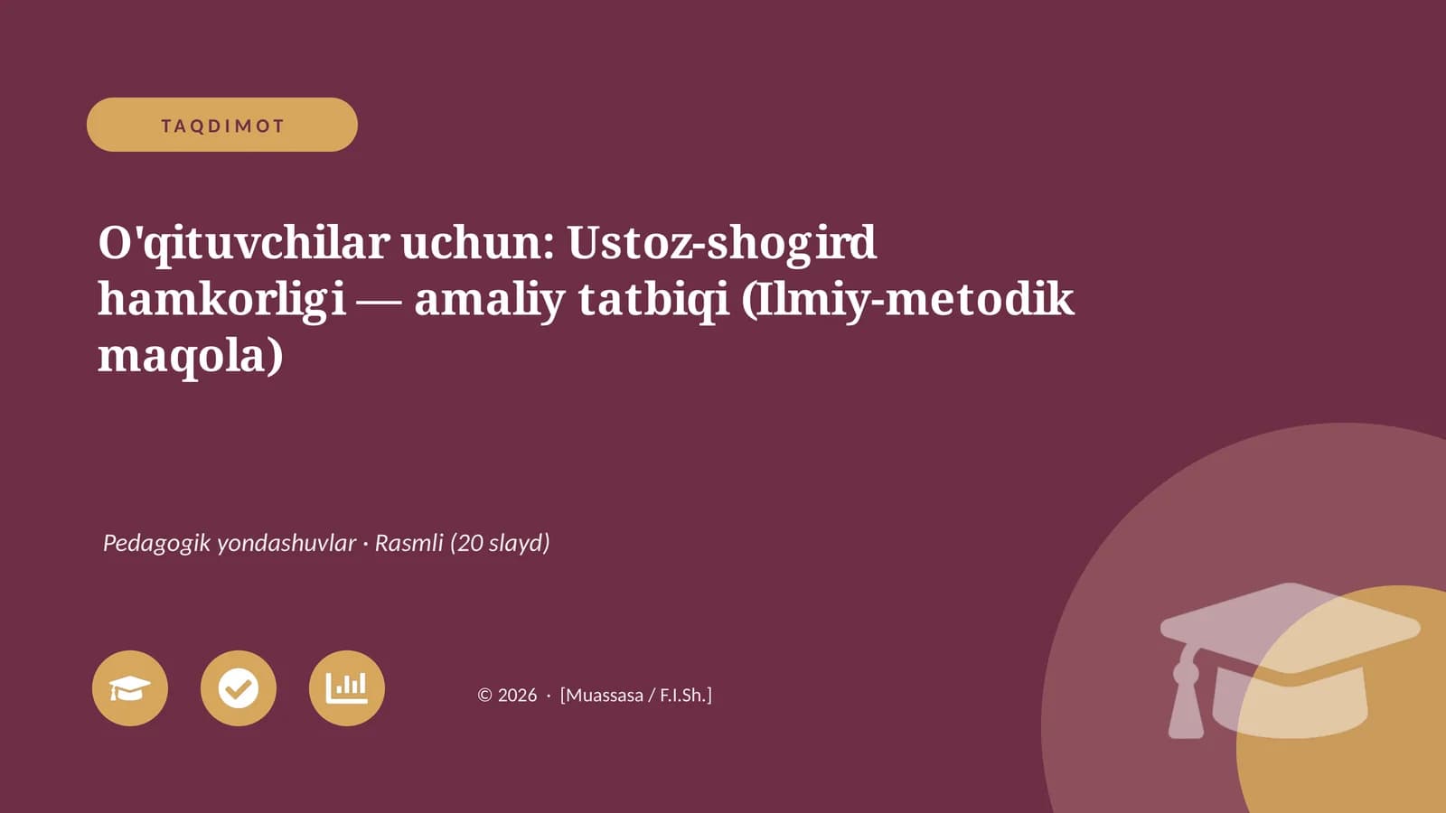 Ustoz-shogird hamkorligi