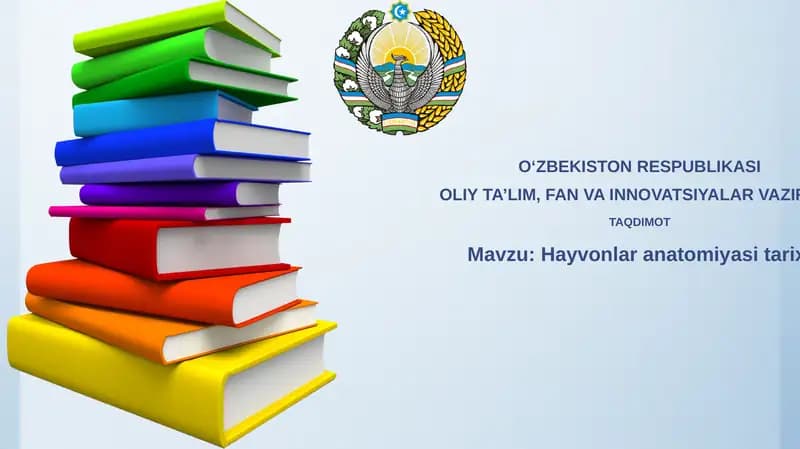 Hayvonlar anatomiyasining tarixi