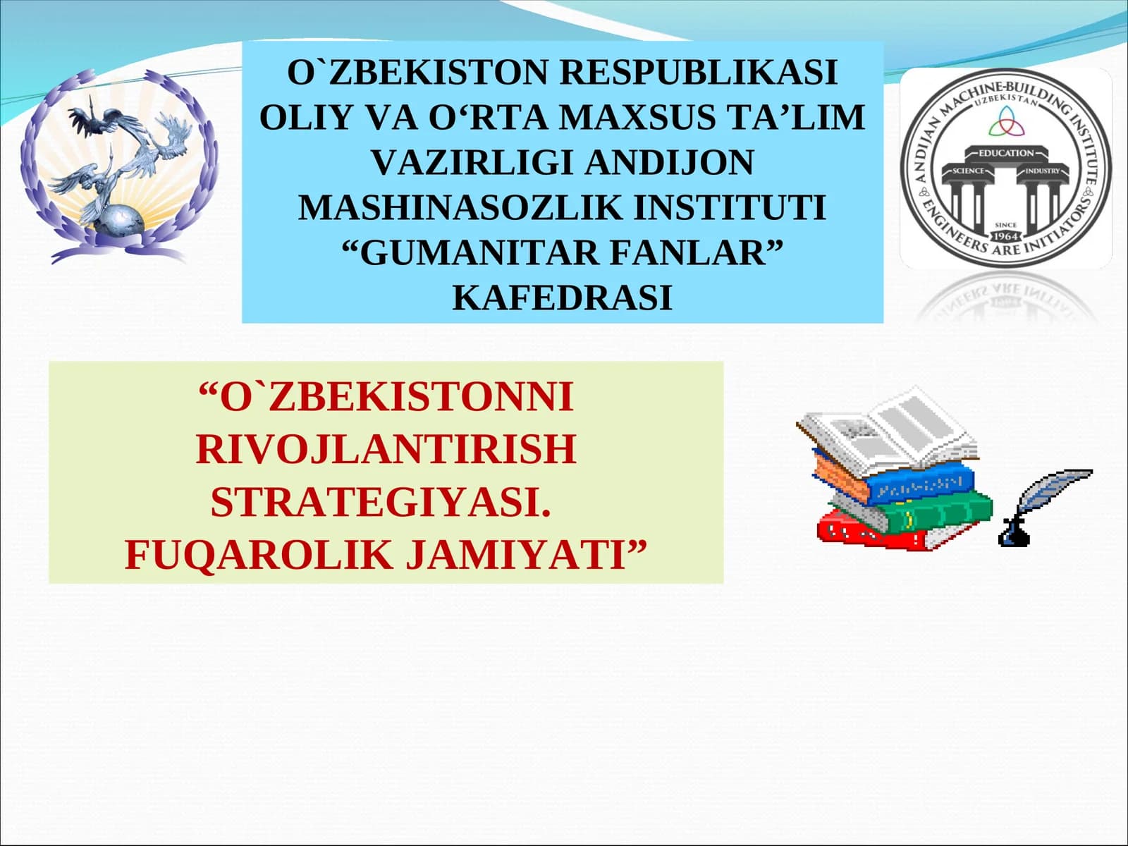 QONUN USTUVORLIGINI TA’MINLASH VA SUD-HUQUQ TIZIMINI YANADA ISLOH QILISHNING USTUVOR YO‘NALISHLARI