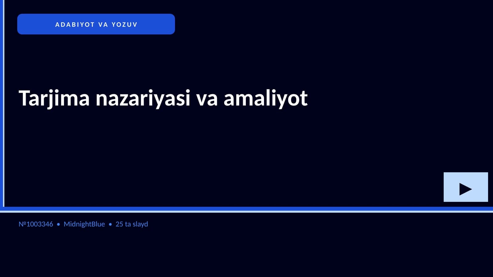 Tarjima nazariyasi va amaliyot