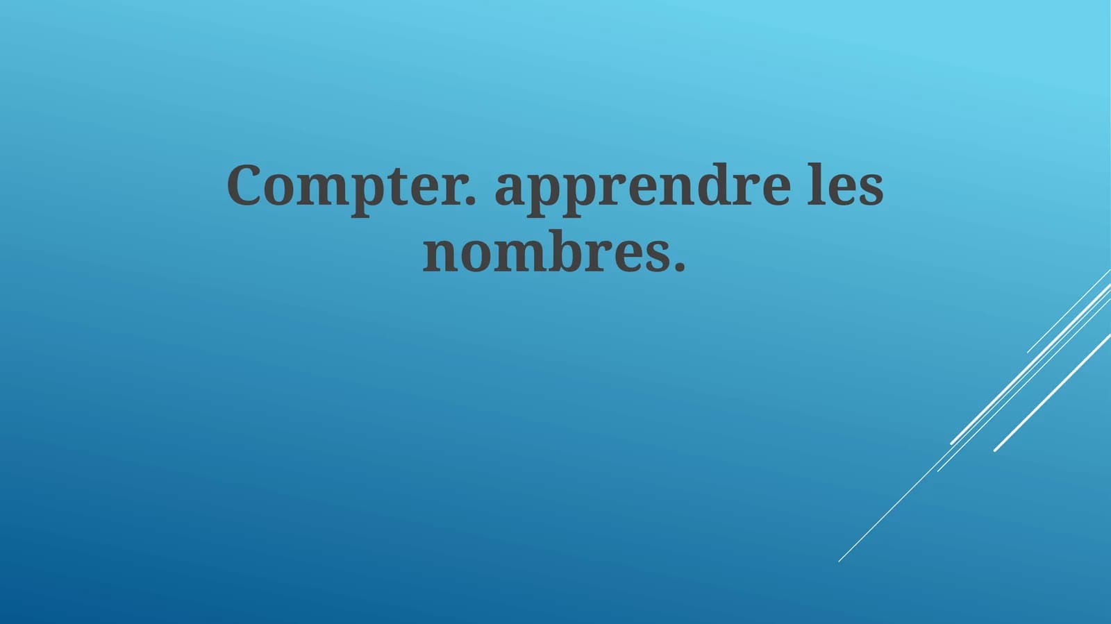 Compter.apprendrelesnombres