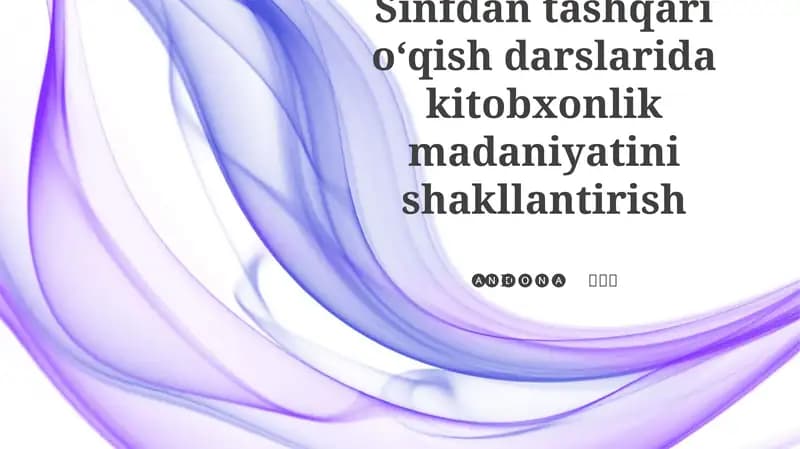 Qiziqarli Qo'shimcha Mashg'ulotlar