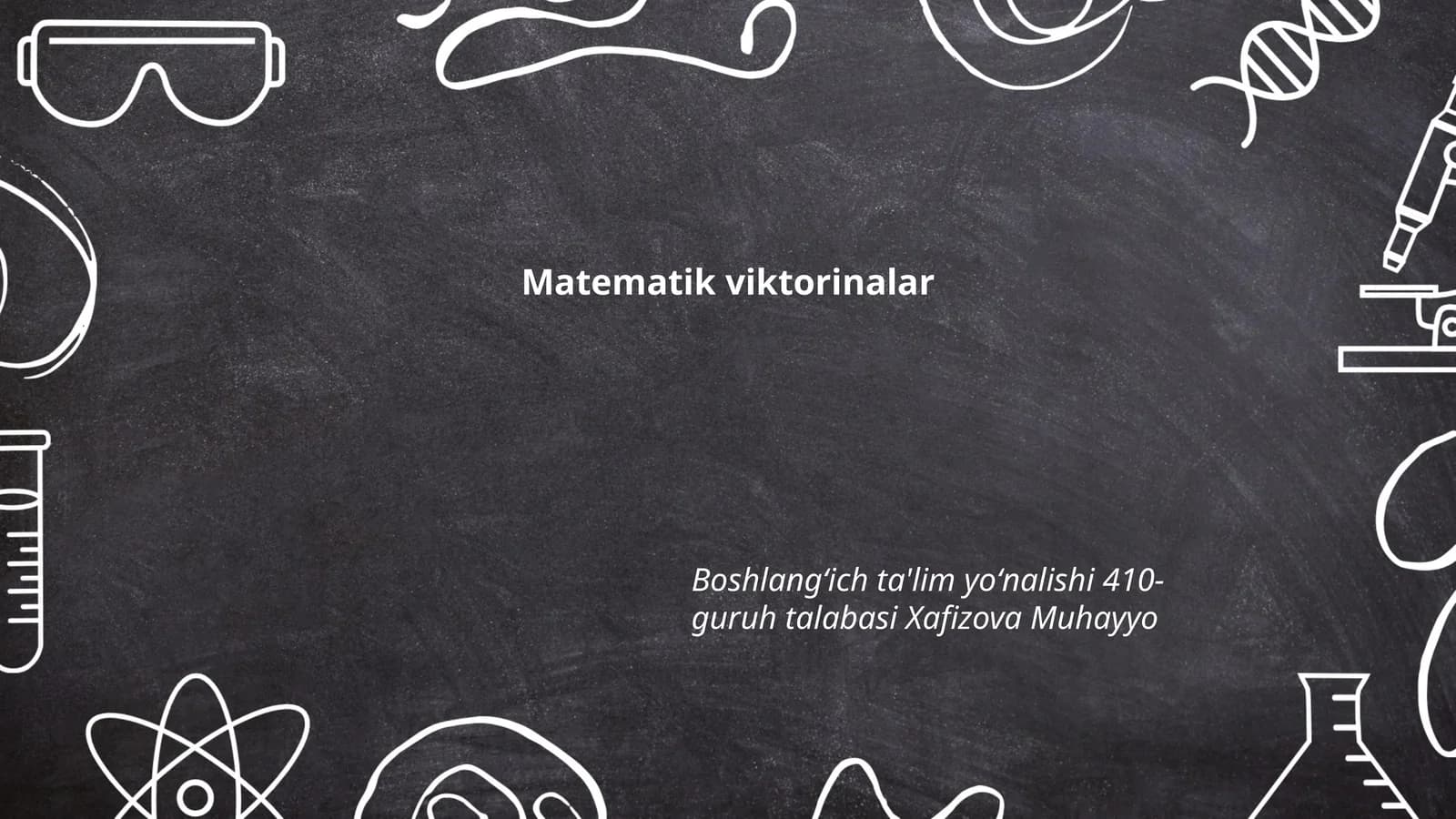 Matematik viktorinalar