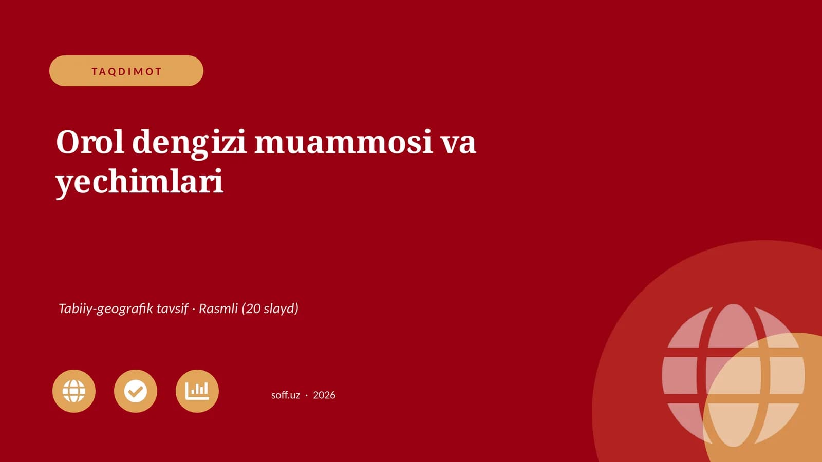 Orol dengizi muammosi va yechimlari