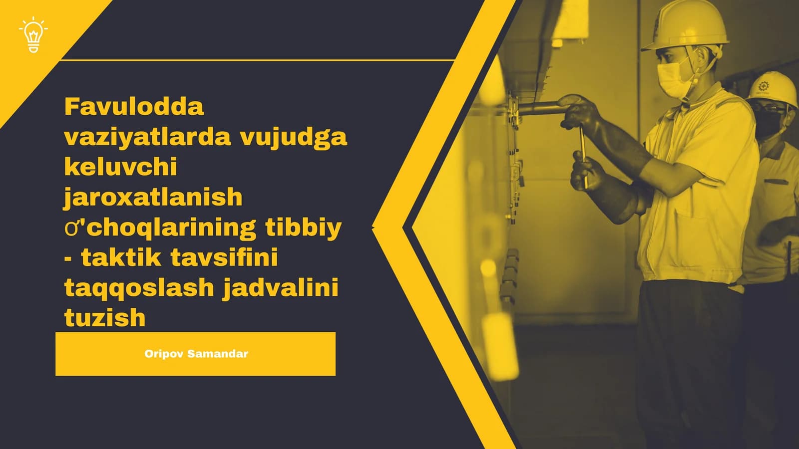 Yadro quroli portlashi natijasida hosil bolgan shikastlanish o'choglartning tibbiy - taktik tavsifi