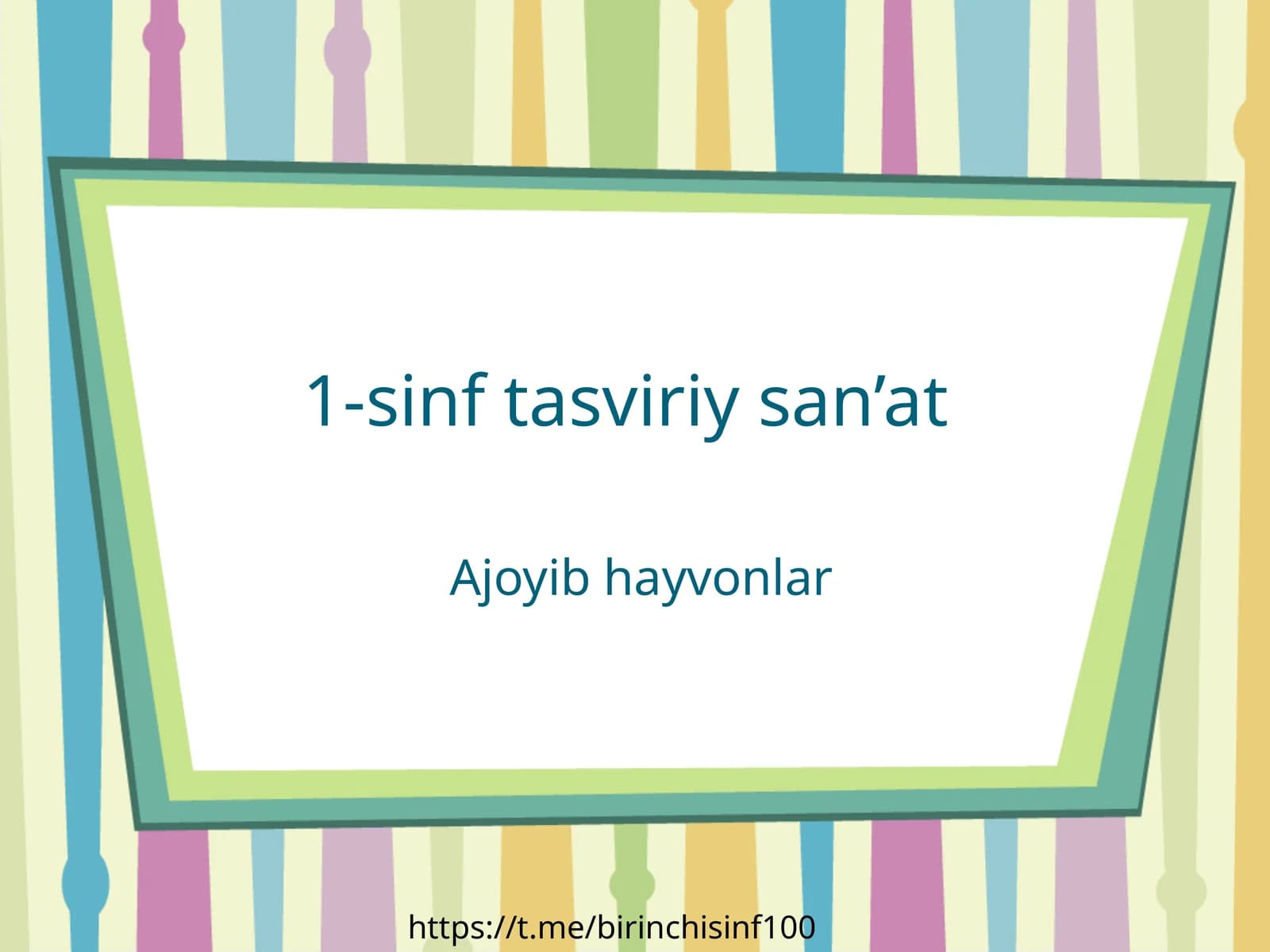 1-sinf tasviriy san’at