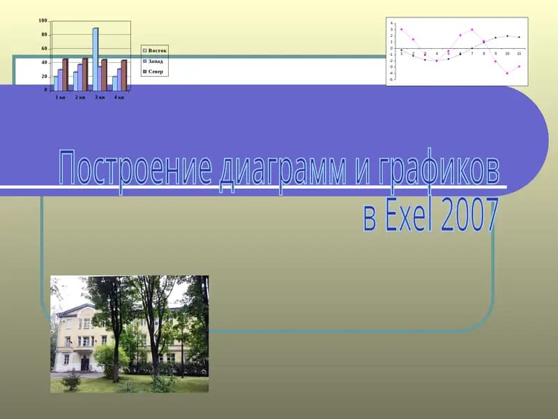 Построение диаграмми графиков вExel2007