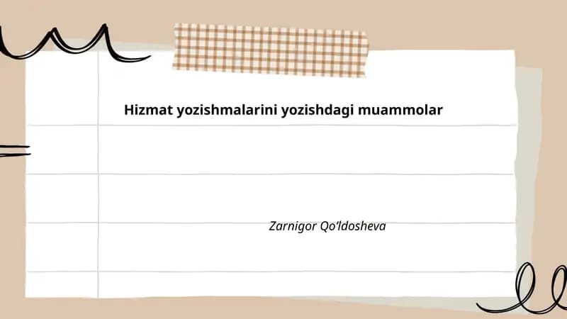 Yozishmalarning grammatik xatolari