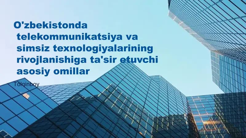 Asosiy omillar va ularning ta'siri tahlili