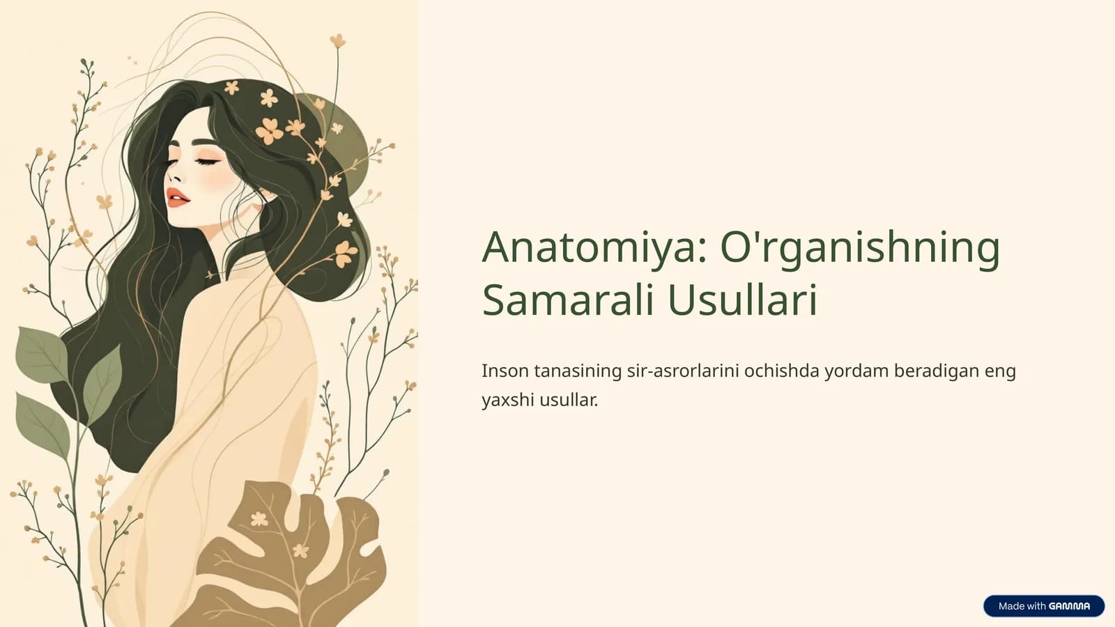 Anatomiya: O'rganishning Samarali Usullari