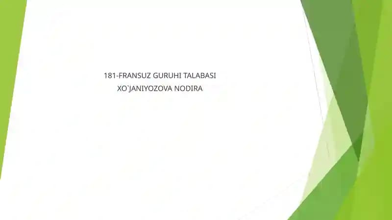 Mo’yinova Gulzoda