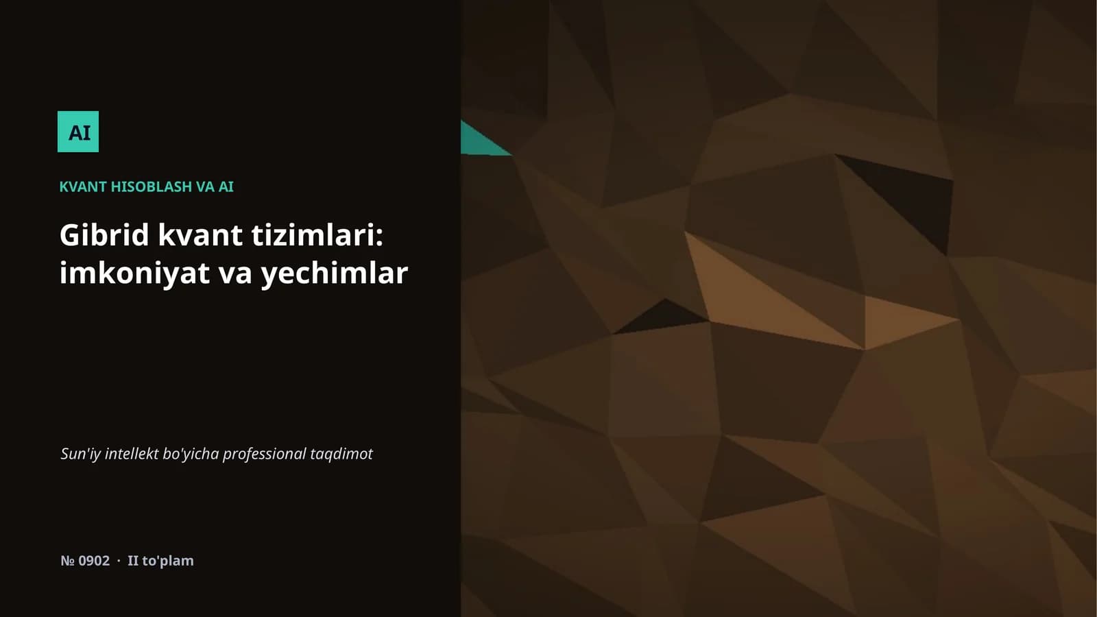 KVANT HISOBLASH VA AI