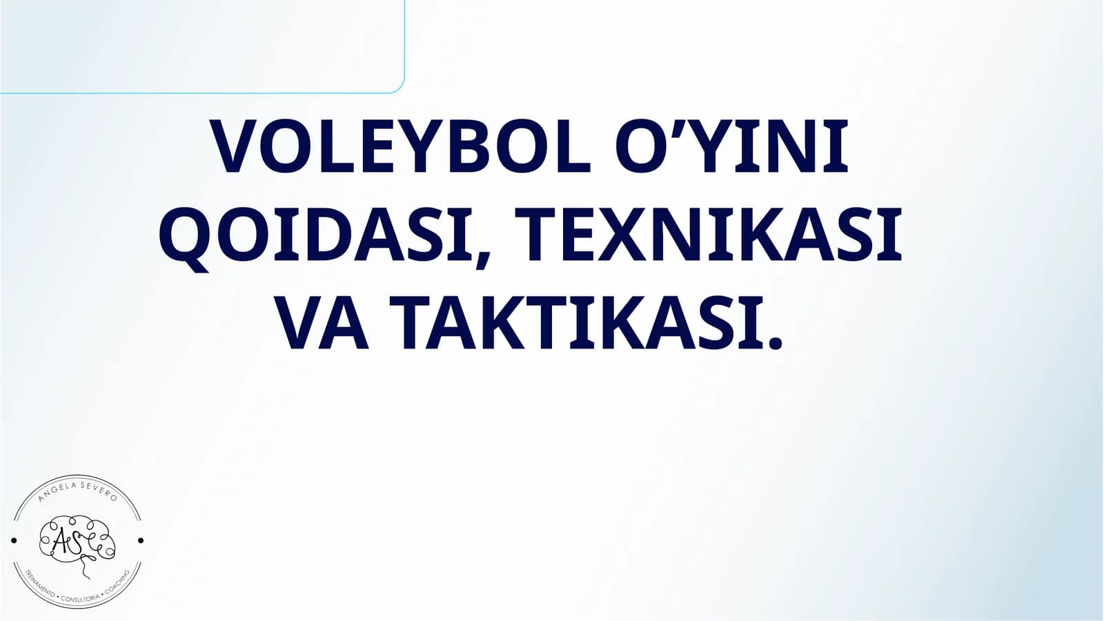 VOLEYBOL O’YINI QOIDASI, TEXNIKASI VA TAKTIKASI