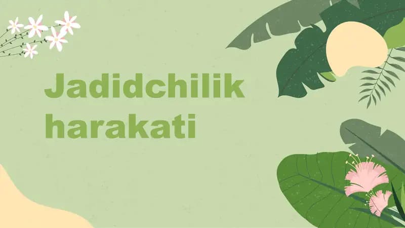 Jadidchilik harakati