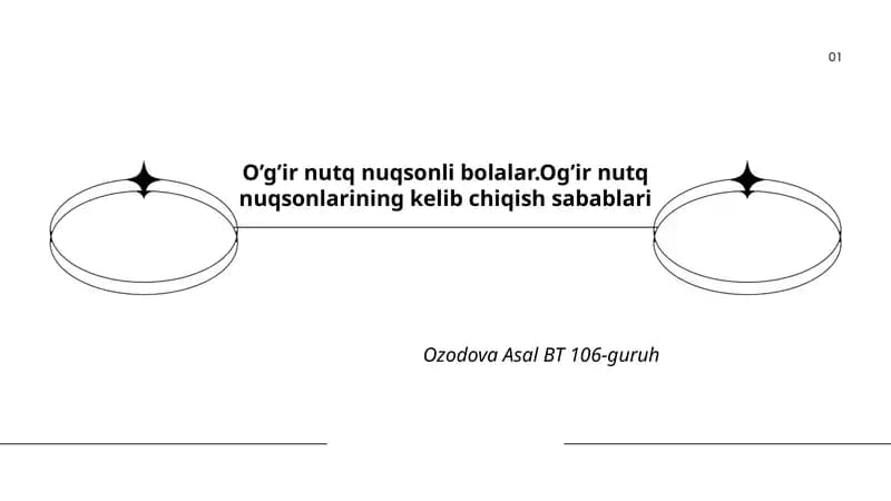 Og’ir nutq nuqsonli bolalar
