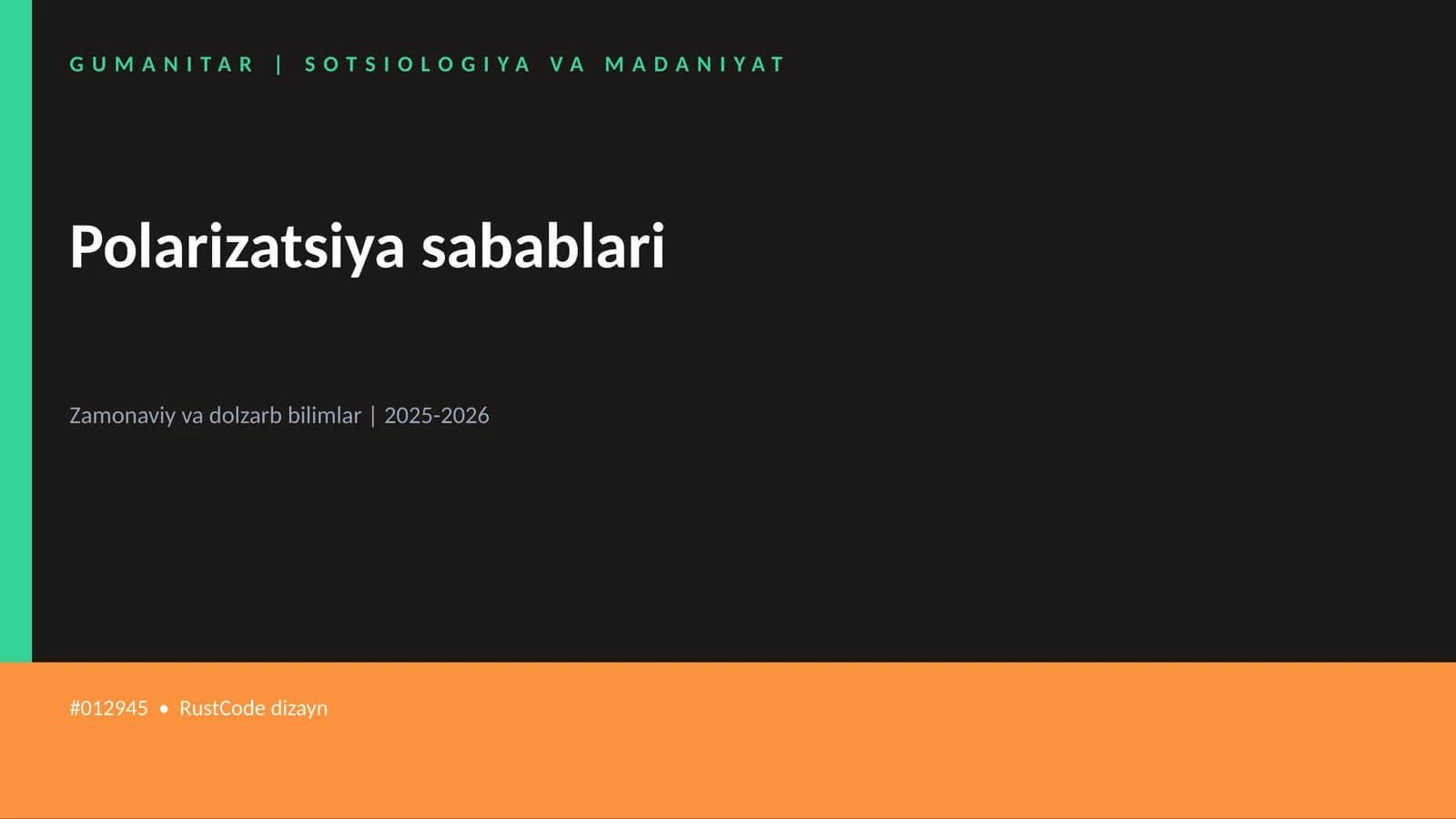 Polarizatsiya sabablari