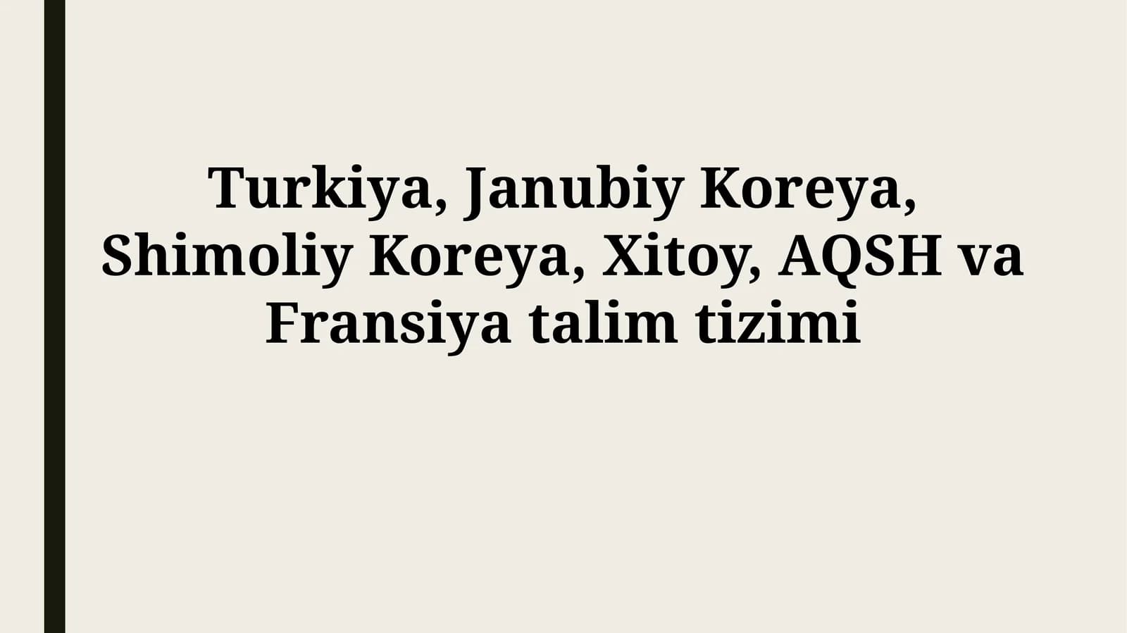 Fransiya ta'lim tizimi