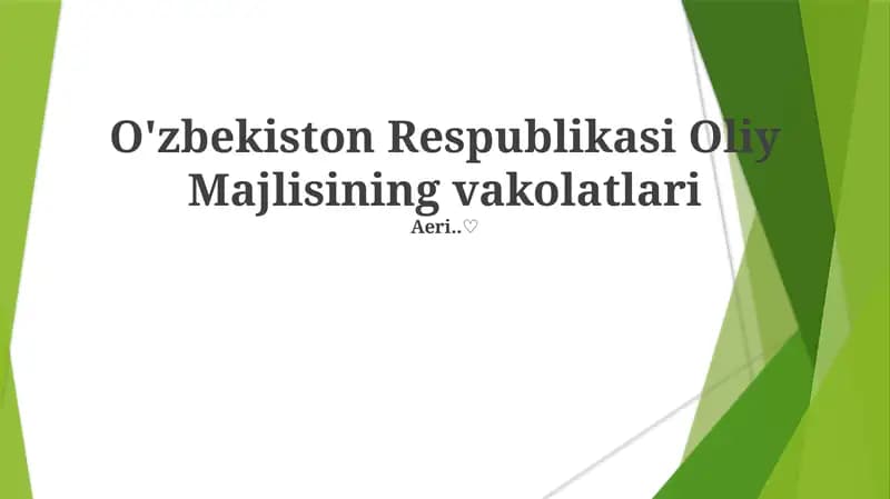 Davlat Byudjetini Tasdiqlash va Ijrosini Nazorat Qilish