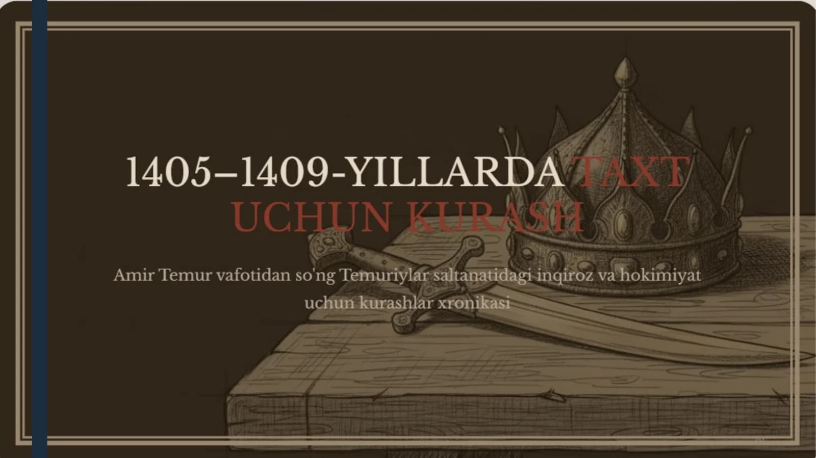Amir Temurning o'g'illari va nabiralari