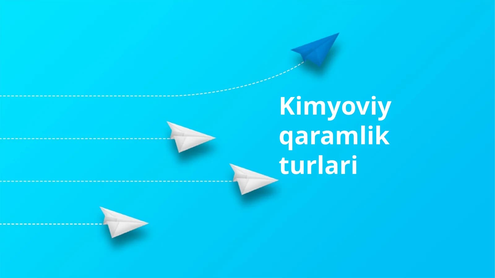 Kimyoviy qaramlik turlari