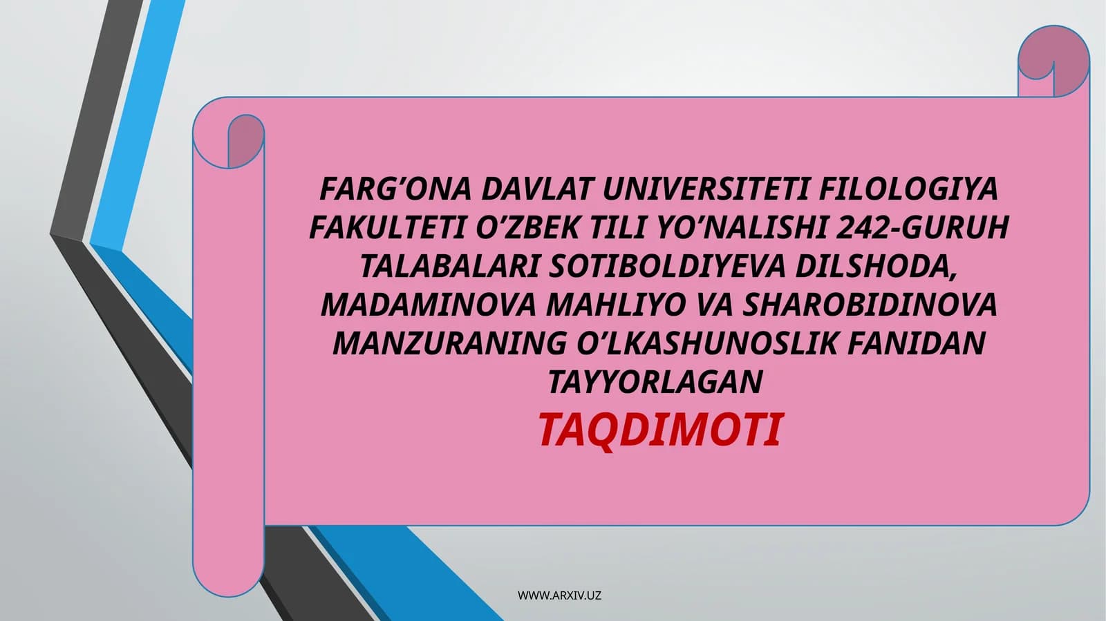 SAYOHATDA TOPOGRAFIK XARITALARDAN FOYDALANISH
