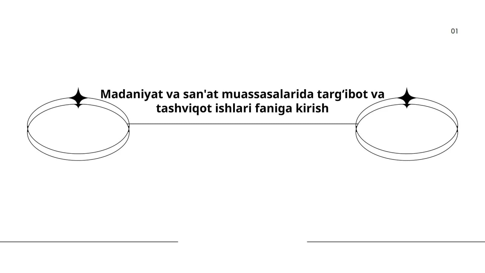 Madaniyat va san'at muassasalarida targʻibot va tashviqot ishlari faniga kirish