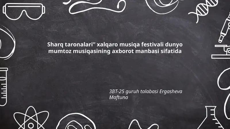 Sharq taronalari” xalqaro musiqa festivali