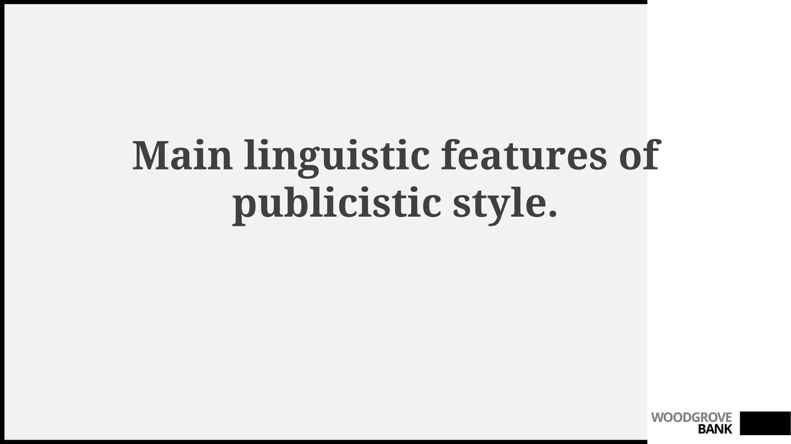 Publicistic Style: Purpose, Audience, and Functions