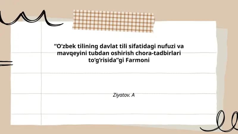 Farmoni Ziyatov