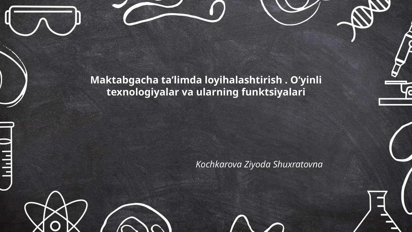 Maktabgacha taʼlimda loyihalashtirish. O‘yinli texnologiyalar va ularning funktsiyalari