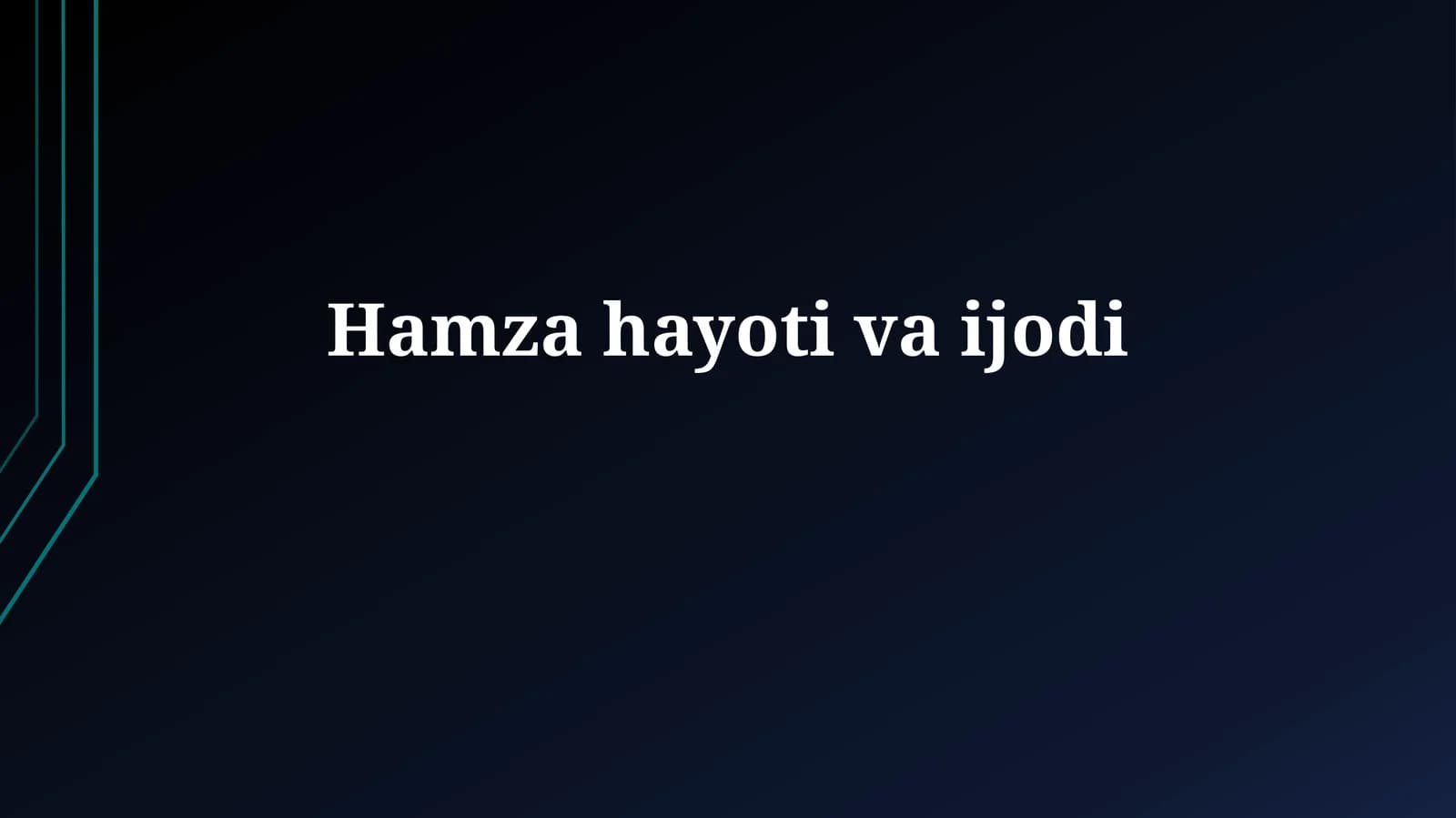 Hamza hayotivaijodi