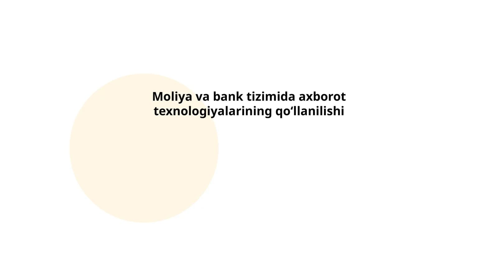 Mobil bank xizmatlarining rivojlanishi va xavfsizligi