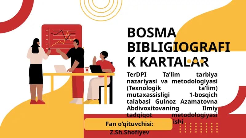 bosma bibliografik kartalar