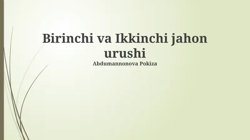 Jahon urushlari