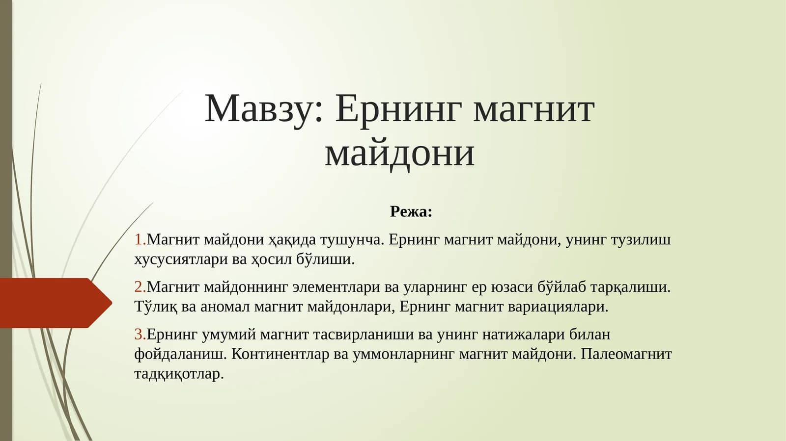 Ернинг магнит майдони