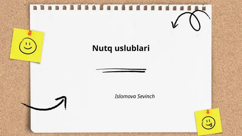 Nutq uslublari