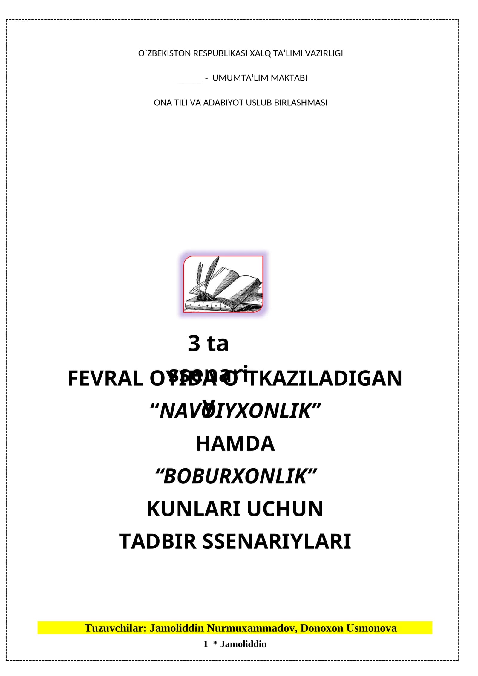 ONA TILI VA ADABIYOT USLUB BIRLASHMASI
