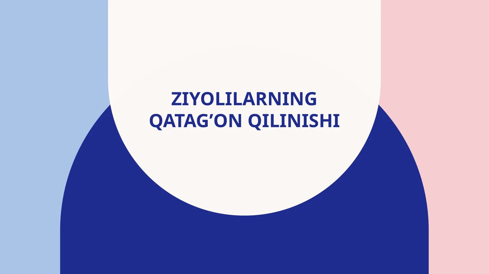 Ziyolilarning qatag’on qilinishi