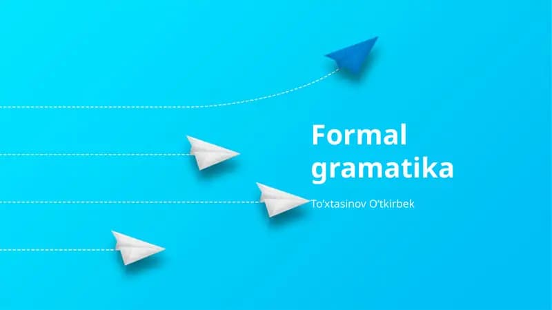 Formal gramatika
