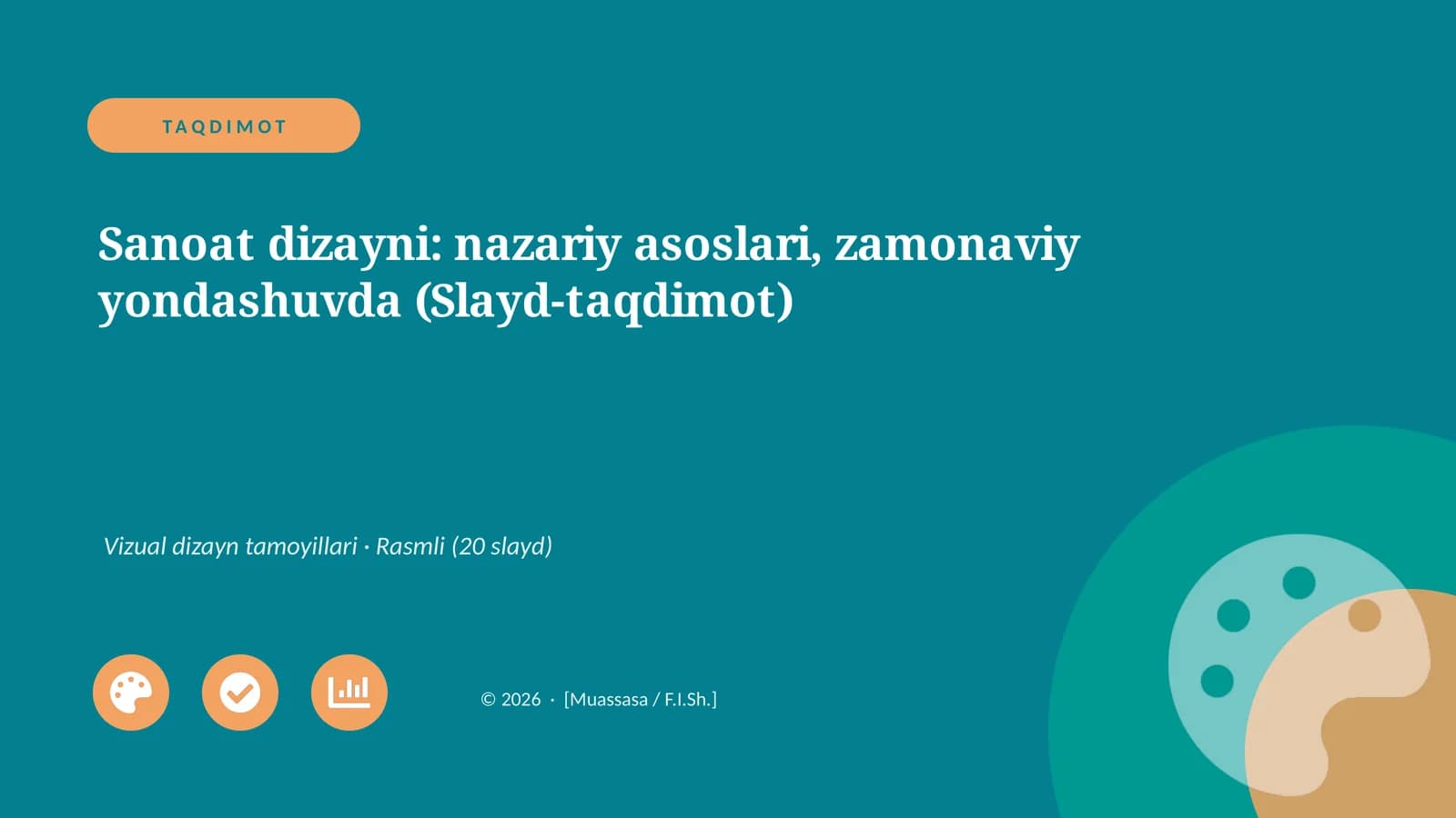 Sanoat dizayni: nazariy asoslari, zamonaviy yondashuvda (Slayd-taqdimot)