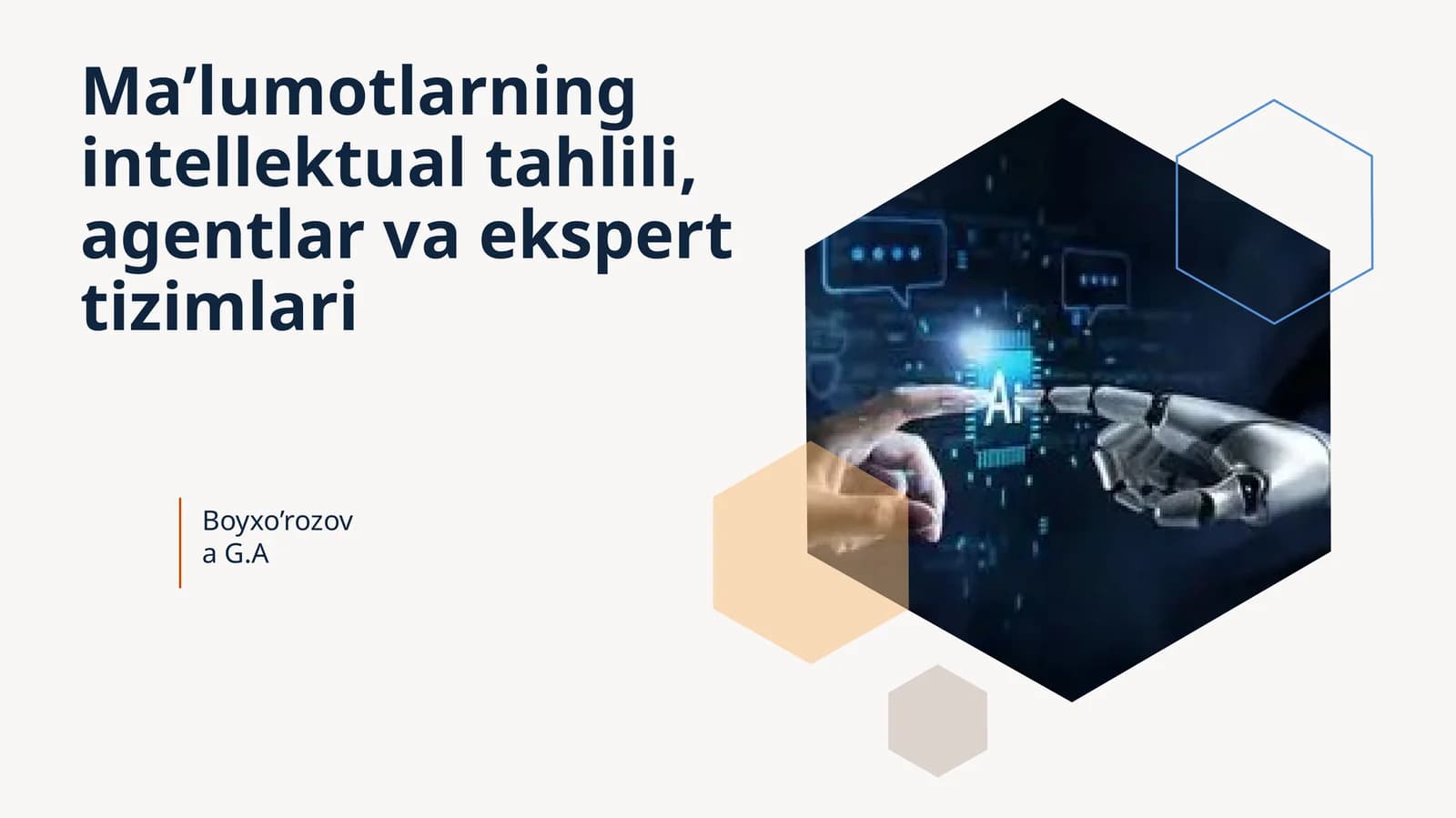 Ma’lumotlarning intellektual tahlili (Data Mining)