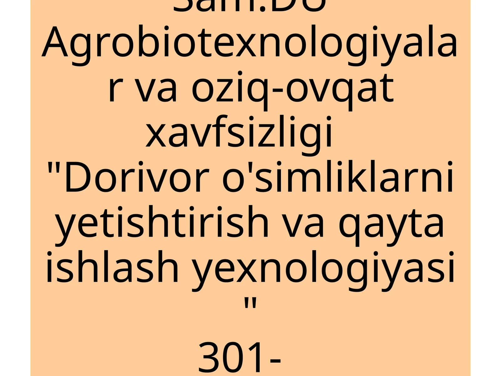 Dorivoro'simliklarxomashyolarinitayyorlash,saqlashvaqaytaishlash