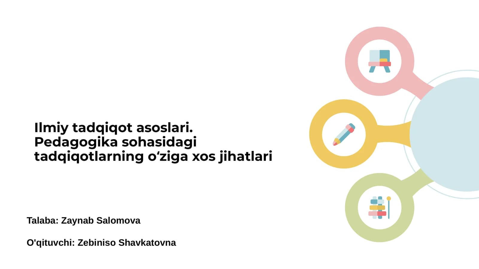 Ilmiy Tadqiqotlar Asoslari